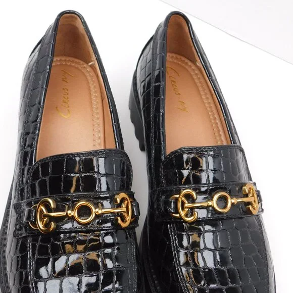 Circus NY by Sam Edelman Deana Croc Embossed loafers (4925) - Picture 7 of 11